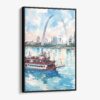 01 - Framed St Louis Watercolor Canvas Print - Vertical - Main.jpg