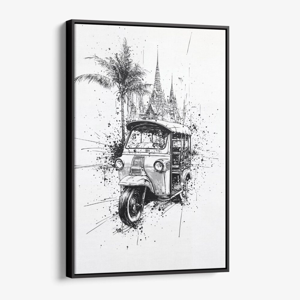 01 - Framed Thailand - Tuk Tuk 1 - Pencil Canvas Print - Vertical - Main.jpg 01 - Framed Thailand - Tuk Tuk 1 - Pencil Canvas Print - Vertical - Main.jpg