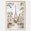 01 - Paris Eiffel Tower Soft Watercolor Art Print - Main - Vertical.jpg