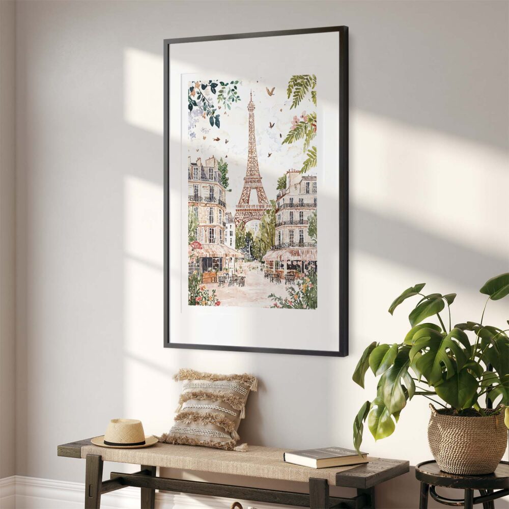 02 - 02 - Paris Eiffel Tower Soft Watercolor Art - Digital Download - Hallway.jpg 02 - 02 - Paris Eiffel Tower Soft Watercolor Art - Digital Download - Hallway.jpg