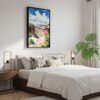 02 - Black Framed Canyonlands Watercolor Canvas Print - Bedroom - Vertical.jpg