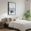 02 - Black Framed Hong Kong Watercolor Canvas Print - Bedroom - Vertical.jpg