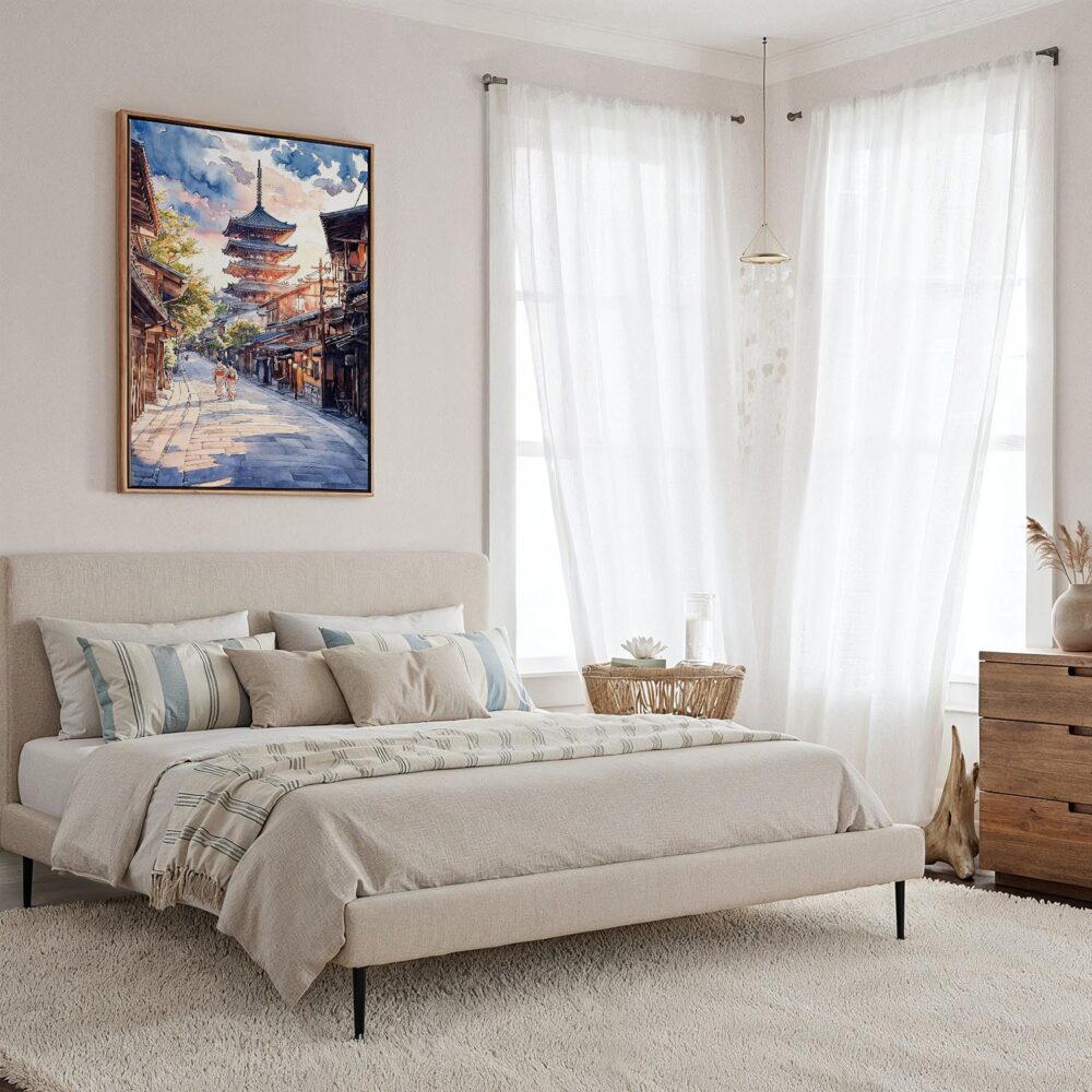 02 - Framed Kyoto Japan - Pagoda - Sunset - Watercolor 2 Canvas Print - Coastal Bedroom - Vertical.jpg 02 - Framed Kyoto Japan - Pagoda - Sunset - Watercolor 2 Canvas Print - Coastal Bedroom - Vertical.jpg