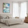 02 - Framed Tahiti Watercolor Canvas Print - Coastal Bedroom - Vertical.jpg