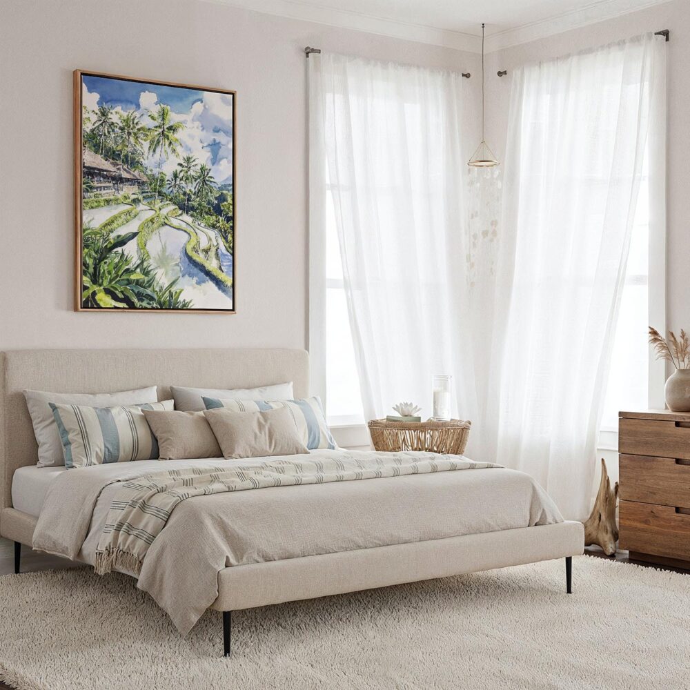 02 - Framed Tegallalang Rice Terrace Ubud Bali Watercolor Canvas Print - Coastal Bedroom - Vertical.jpg 02 - Framed Tegallalang Rice Terrace Ubud Bali Watercolor Canvas Print - Coastal Bedroom - Vertical.jpg