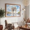03 - 03 - Arc De Triomphe Watercolor - Horizontal Art - Digital Download - Boho Living Room 2.jpg