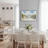 03 - 03 - Framed Rome Vitrus Capitol Watercolor - Horizontal Canvas Print - Coastal Kitchen.jpg