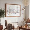 03 - 03 - New York Central Park in Winter Watercolor - Horizontal Art - Digital Download - Boho Living Room 2.jpg