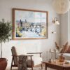 03 - 03 - Prague Skyline Watercolor - Horizontal Art - Digital Download - Boho Living Room 2.jpg