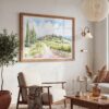 03 - 03 - Tuscany Watercolor - Horizontal Art - Digital Download - Boho Living Room 2.jpg