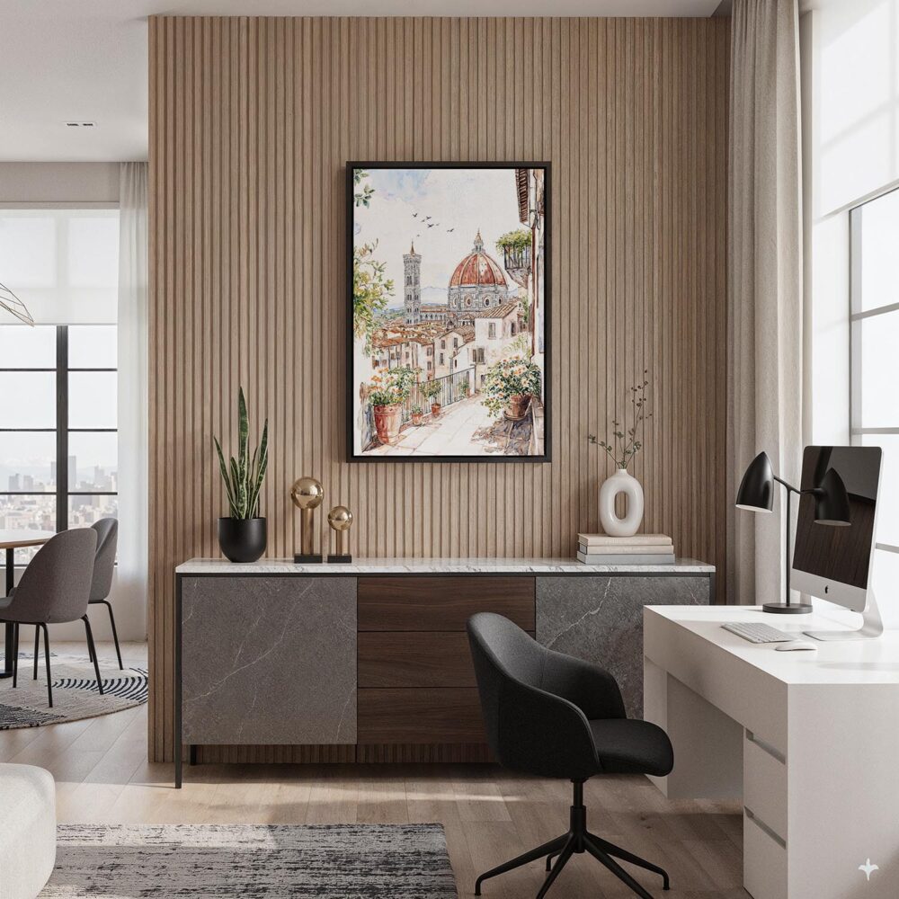 03 - Black Framed Florence Cathedral - Watercolor Canvas Print - Home Office - Vertical.jpg 03 - Black Framed Florence Cathedral - Watercolor Canvas Print - Home Office - Vertical.jpg