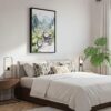 03 - Black Framed Ha Giang Loop Vietnam Watercolor Canvas Print - Bedroom - Vertical.jpg