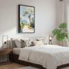 03 - Black Framed Isalo National Park Watercolor Canvas Print - Bedroom - Vertical.jpg