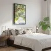 03 - Black Framed Savannah Georgia Watercolor Canvas Print - Bedroom - Vertical.jpg