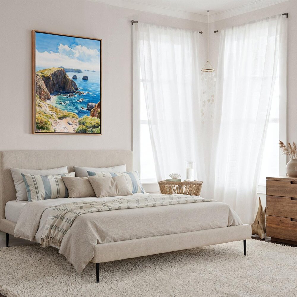 03 - Framed Channel Islands National Park Watercolor Canvas Print - Coastal Bedroom - Vertical.jpg 03 - Framed Channel Islands National Park Watercolor Canvas Print - Coastal Bedroom - Vertical.jpg