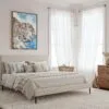 03 - Framed Cinque Terre Watercolor Canvas Print - Coastal Bedroom - Vertical.jpg