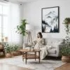 03 - Framed Pacific Northwest Canvas Print - Woman reading on couch - Vertical.jpg