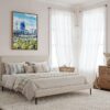 03 - Framed Perth Australia Watercolor Canvas Print - Coastal Bedroom - Vertical.jpg