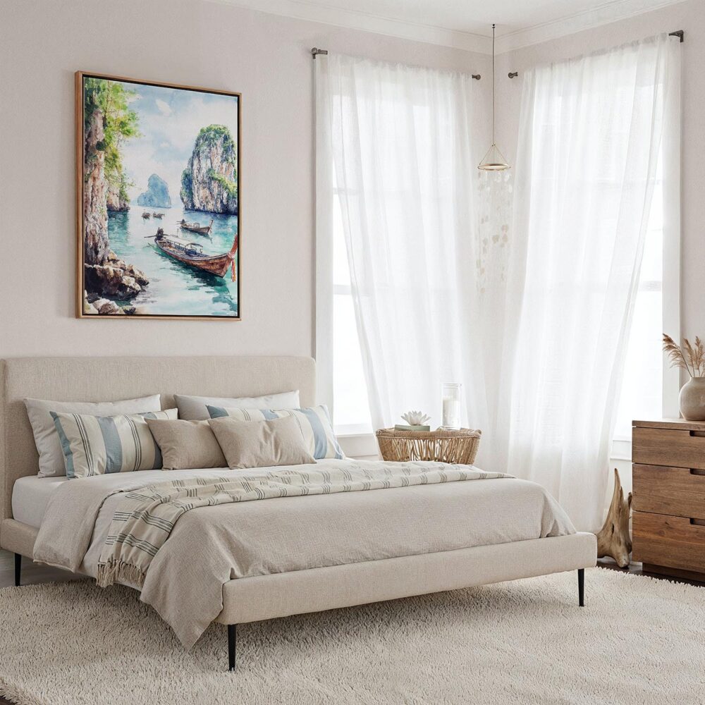 03 - Framed Phuket Watercolor Canvas Print - Coastal Bedroom - Vertical.jpg 03 - Framed Phuket Watercolor Canvas Print - Coastal Bedroom - Vertical.jpg