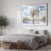 04 - 04 - Arc De Triomphe Watercolor - Horizontal Art - Digital Download - Bedroom.jpg