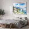 04 - 04 - Lake Garda in Italy Watercolor - Horizontal Art - Digital Download - Bedroom.jpg