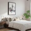 04 - Black Framed Big Ben - Pencil drawing Canvas Print - Bedroom - Vertical.jpg