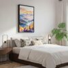 04 - Black Framed Blue Ridge Mountains Canvas Print - Bedroom - Vertical.jpg