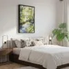 04 - Black Framed Floride Everglades Watercolor 2 Canvas Print - Bedroom - Vertical.jpg