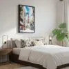 04 - Black Framed Tokyo Tower - Watercolor Canvas Print - Bedroom - Vertical.jpg