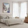 04 - Framed Bourbon Street New Orleans Watercolor Canvas Print - Coastal Bedroom - Vertical.jpg