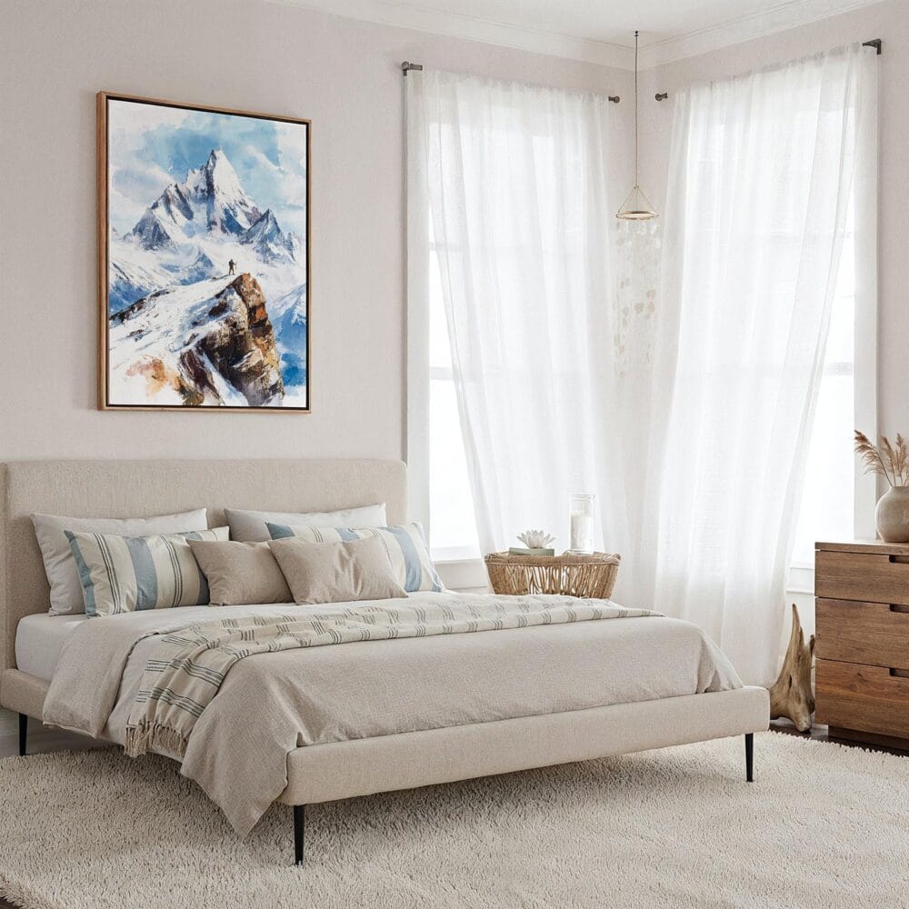 04 - Framed Patagonia Chile Watercolor Canvas Print - Coastal Bedroom - Vertical.jpg 04 - Framed Patagonia Chile Watercolor Canvas Print - Coastal Bedroom - Vertical.jpg