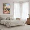 04 - Framed Sedona Arizona Watercolor Canvas Print - Coastal Bedroom - Vertical.jpg
