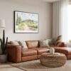 05 - 01 - Framed Tuscany Watercolor - Horizontal Canvas Print - Boho Living Room.jpg
