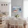 05 - 03 - Framed Lake Como Watercolor - Horizontal Canvas Print - Coastal Kitchen.jpg