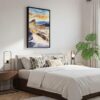 05 - Black Framed Death Valley National Park Watercolor Canvas Print - Bedroom - Vertical.jpg
