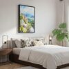 05 - Black Framed Great Basin Watercolor Canvas Print - Bedroom - Vertical.jpg