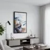 05 - Black Framed Shenandoah national park watercolor Canvas Print - Contemporary Living Room - Vertical.jpg