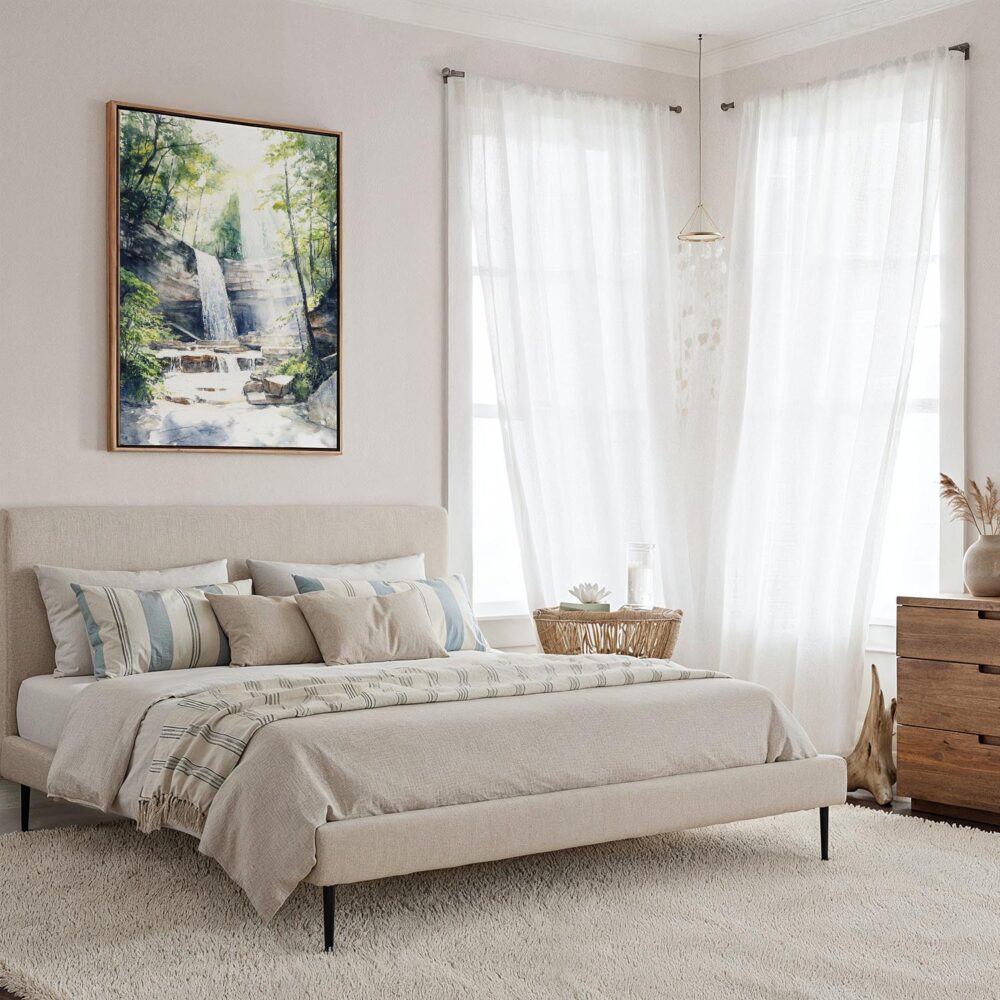 05 - Framed Cuyahoga Valley National Park Watercolor Canvas Print - Coastal Bedroom - Vertical.jpg 05 - Framed Cuyahoga Valley National Park Watercolor Canvas Print - Coastal Bedroom - Vertical.jpg