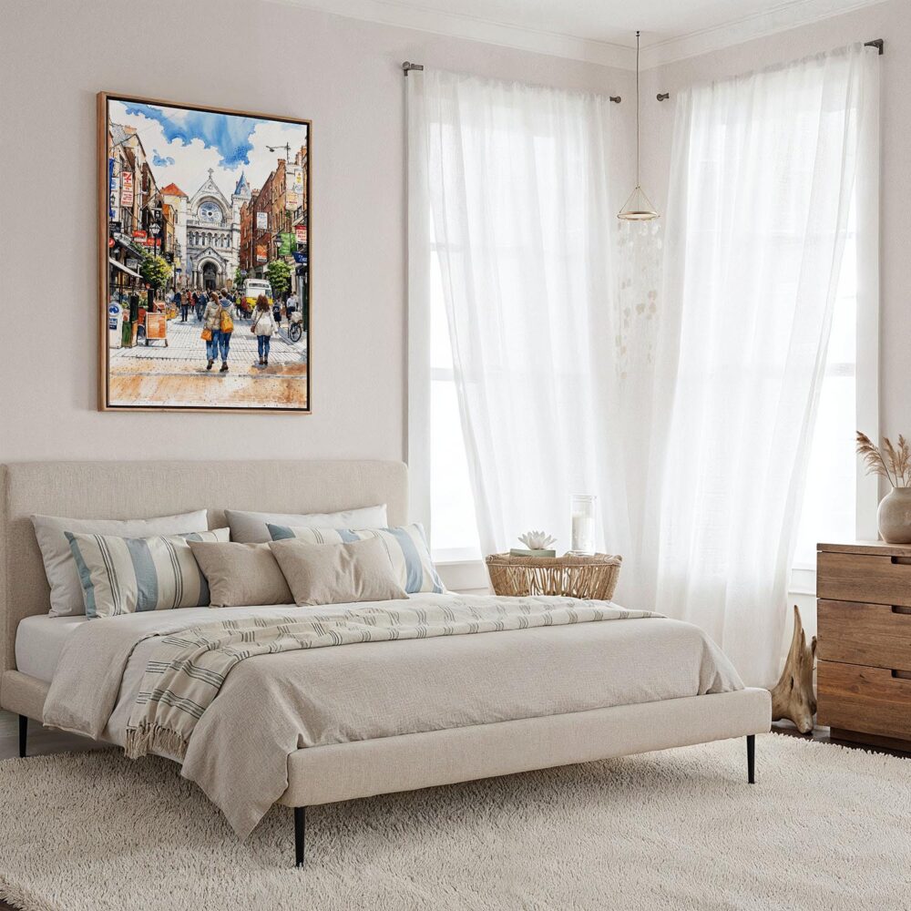 05 - Framed Dublin Ireland Watercolor Canvas Print - Coastal Bedroom - Vertical.jpg 05 - Framed Dublin Ireland Watercolor Canvas Print - Coastal Bedroom - Vertical.jpg