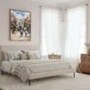 05 - Framed Dublin Ireland Watercolor Canvas Print - Coastal Bedroom - Vertical.jpg