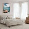 05 - Framed Great Barrier Reef Watercolor Canvas Print - Coastal Bedroom - Vertical.jpg