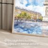 06 - 06 - Arc De Triomphe Watercolor - Horizontal Art - Digital Download - Detail Zoom.jpg