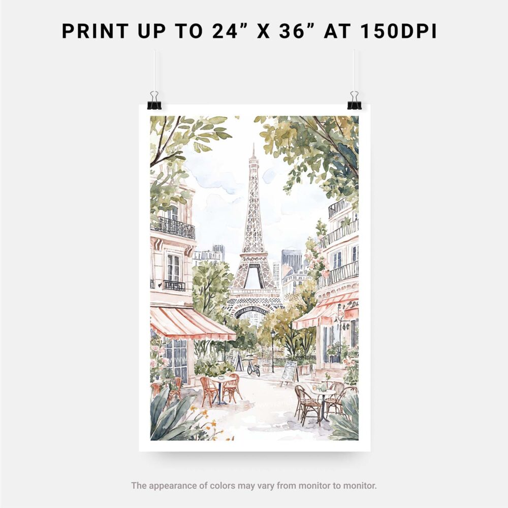 06 - 06 - Cozy Paris Cafe Streetscene with Eiffel Tower Watercolor@2x Art - Digital Download - Print Size.jpg 06 - 06 - Cozy Paris Cafe Streetscene with Eiffel Tower Watercolor@2x Art - Digital Download - Print Size.jpg