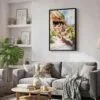 06 - Black Framed Mesa Verde National Park Canvas Print - Skandinavian Living Room - Vertical.jpg