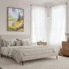 06 - Framed Isle of Skye Watercolor Canvas Print - Coastal Bedroom - Vertical.jpg