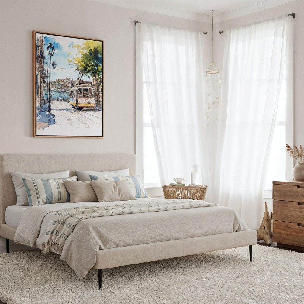 06 - Framed Porto 1 - Watercolor Canvas Print - Coastal Bedroom - Vertical.jpg 06 - Framed Porto 1 - Watercolor Canvas Print - Coastal Bedroom - Vertical.jpg