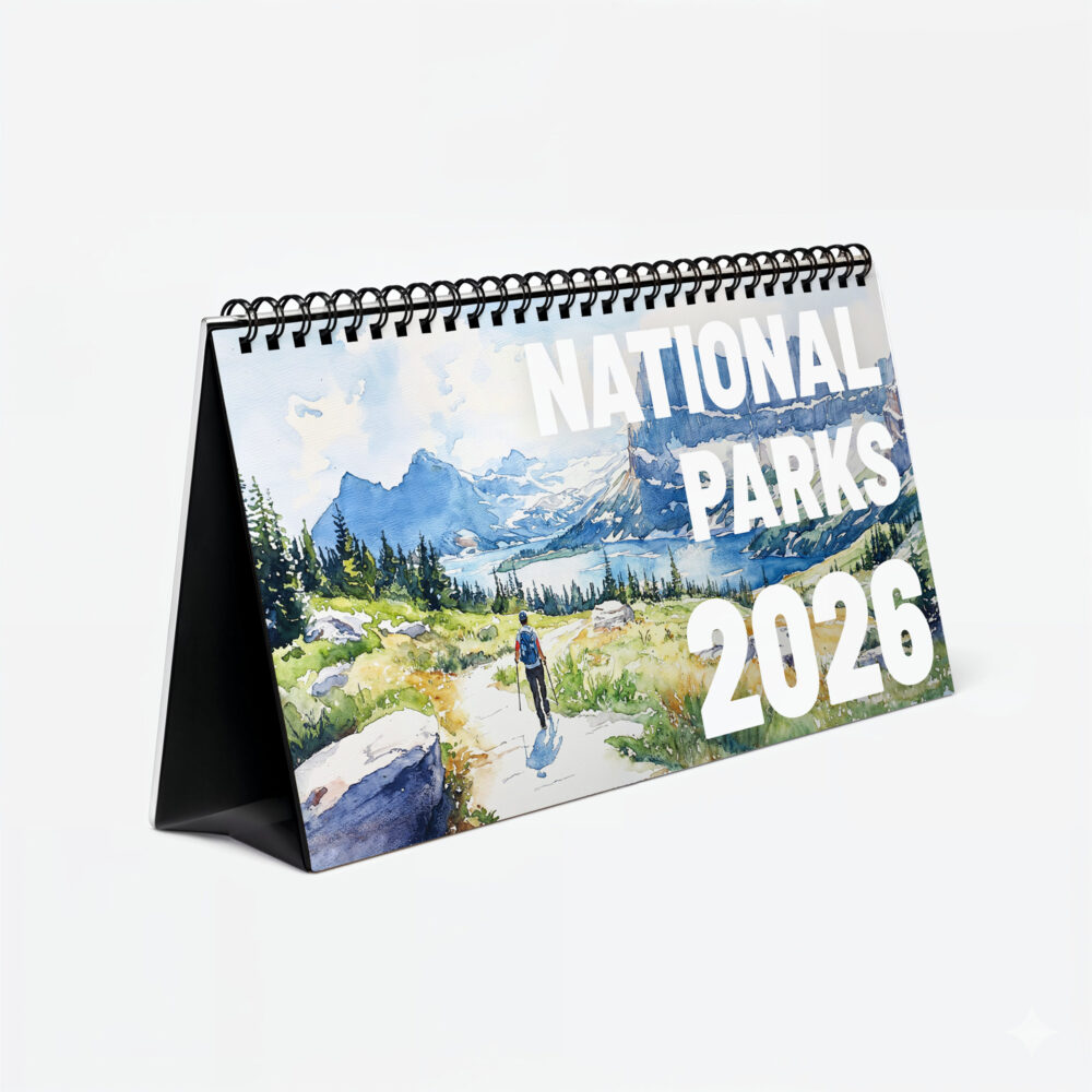 2026 National Park Desk Calendar Side - Main 2026 National Park Desk Calendar Side - Main