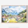 01 - 01 - Grindelwald Watercolor - Horizontal Art - Digital Download - Main.jpg