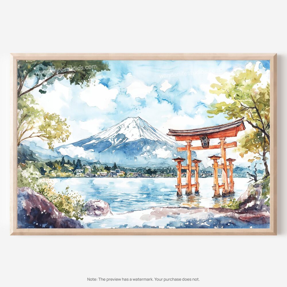 01 - 01 - Hakone Japan Watercolor - Horizontal Art - Digital Download - Main.jpg 01 - 01 - Hakone Japan Watercolor - Horizontal Art - Digital Download - Main.jpg