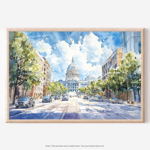01 - 01 - Madison Watercolor - Horizontal Art - Digital Download - Main.jpg